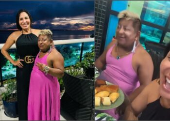 Após briga em rede social, Marlucia recebe Patixa em seu apartamento de luxo