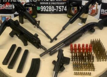 Soldados do CV são presos com armamento de guerra em Manaus