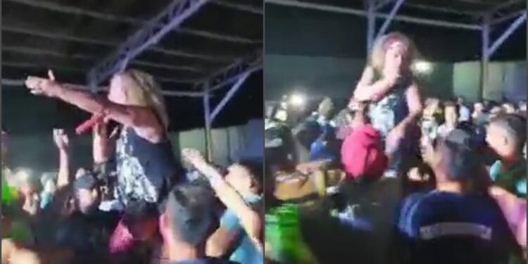 Vídeo: Wanderley Andrade parte para cima de fã após levar “dedada” durante show