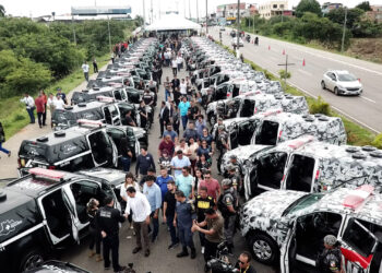 Governador Wilson Lima entrega mais 61 viaturas às Polícias Civil e Militar para reforçar a segurança em Manaus