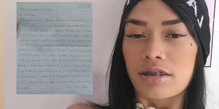 Brasileira presa na Tailândia por tráfico de drogas envia carta à família e diz: “não consigo dormir”