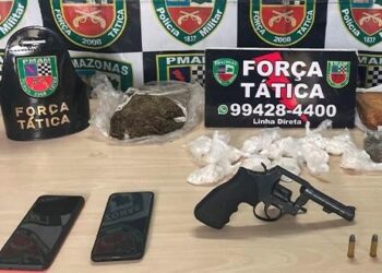 Em apenas 24 horas, PM prende 13 pessoas e apreende mais de 8 quilos de drogas no AM
