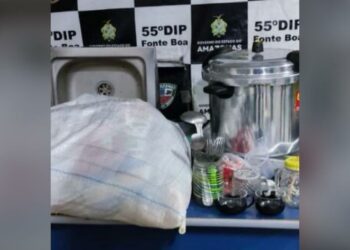 Objetos roubados de escola no AM são recuperados e trio criminoso é preso