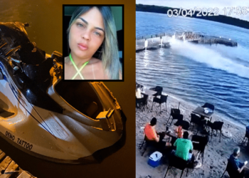 Vídeo: Jovem de 22 anos morre ao bater violentamente com jet ski em píer