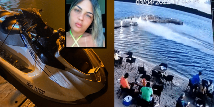 Vídeo: Jovem de 22 anos morre ao bater violentamente com jet ski em píer