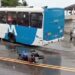 VÍDEO: Acidente grave entre ônibus e motocicleta faz vítima fatal em Manaus