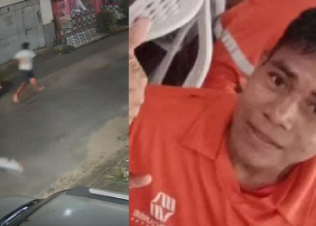 Vídeo: Suposto assassino de gari foi visto fugindo e entrando em carro branco após crime