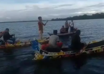 Tragédia! Menino de 3 anos morre afogado no rio após mãe ter ataque epilético em canoa