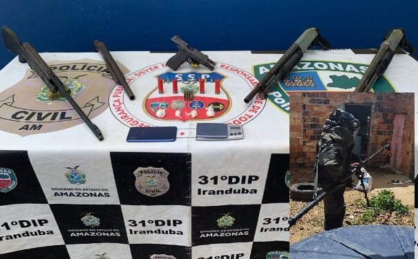Membros de facção são presos com granadas e armas em Iranduba