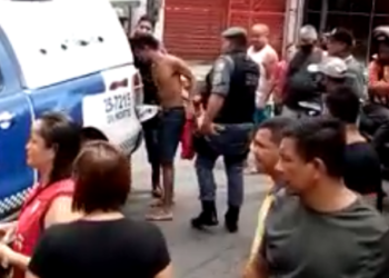 Levou a ‘merenda’ dele: Ladrão que roubava na Cidade Nova é moído na porrada; vídeo