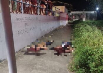 Em Manaus, vítimas são colocadas de joelhos em quadra e mortos com tiros na cabeça