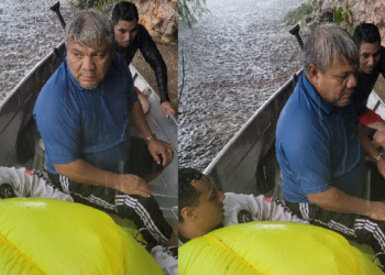 ‘Já estava sem forças’, diz paraquedista que foi salvo por pastor e amigos, no Rio Negro