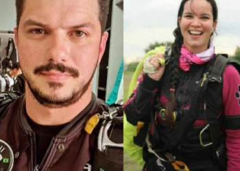 Bombeiros continuam buscas no Rio Negro a procura de dois paraquedistas