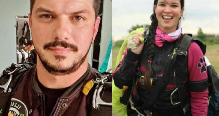 Bombeiros continuam buscas no Rio Negro a procura de dois paraquedistas