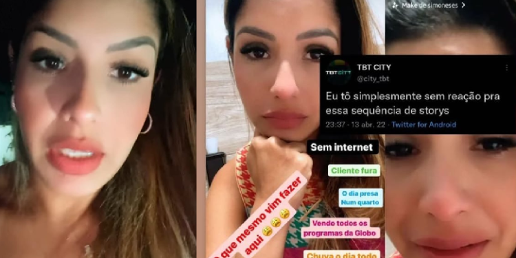 Força, guerreira! Mulher cai no choro ao chegar em Tabatinga: ‘Não tem uma padaria’