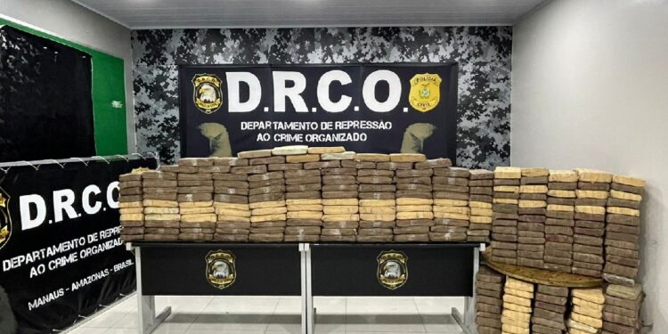 Em 24 horas, Polícia realiza três grandes apreensões de drogas avaliadas em mais de R$ 14 milhões no AM