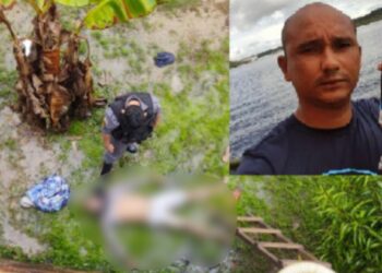 Cabo da PM é encontrado morto em quintal de casa onde aconteceu triplo homicídio em Manaus