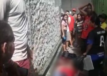 Vídeo: Tiro pra tudo que é lado em beco no Japiim mata homem, cachorro e deixa um baleado