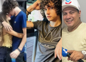 Arlequina de Manaus assume boy e apresentador diz: ‘Boa sorte, ele beija bem’