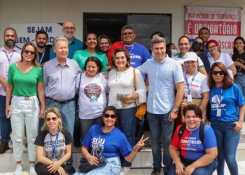 ‘O grande potencial do Amazonas está em sua biodiversidade’, diz Arthur Neto em palestra para universitários de Manacapuru