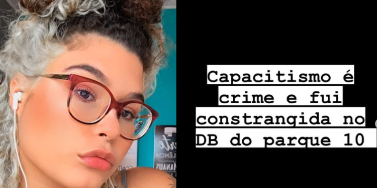 ‘Fui constrangida no DB do P.10’, diz professora com deficiência que usou fila preferencial