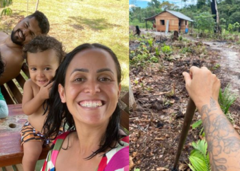 Casal sai de Minas Gerais para viver vida mais sustentável em comunidade de Manacapuru
