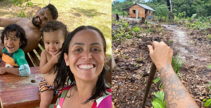 Casal sai de Minas Gerais para viver vida mais sustentável em comunidade de Manacapuru