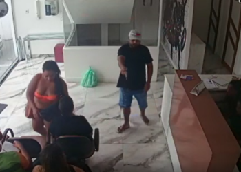 Vídeo: Casal de ‘cara limpa’ assalta clínica odontológica na Cidade Nova