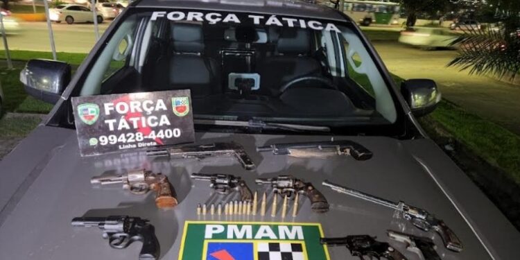 Força-tarefa da SSP-AM prendeu mais de 200 pessoas e apreendeu mais de 60 armas