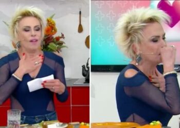 Vídeo: Ana Maria se engasga ao vivo com bolo e não consegue terminar o programa