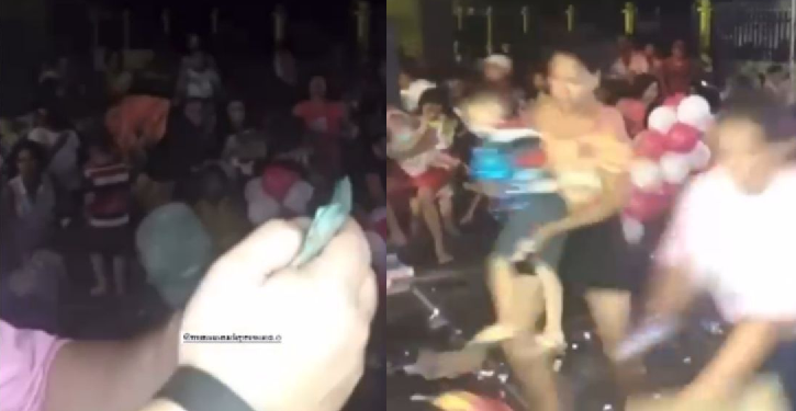 Vídeo: Moradores ficam apavorados ao ouvirem tiros que mataram rapaz no Japiim, em confraternização