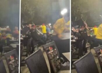 Vídeo: Garçons vão pro ‘fight’ por causa de clientes na Praça do Eldorado