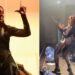 IZA dança ao som ‘Ei, Bolsonaro vai tomar no c*’ e faz o sinal de ‘L’ em show