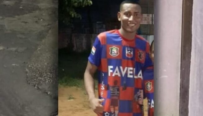 Pai morre vítima de bala perdida jogando bola com o filho na Compensa