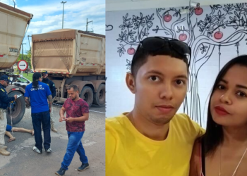 Marido mata esposa a marretadas e depois se joga embaixo de caminhão