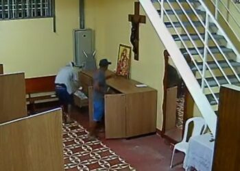 Bandidos desalmados fazem a limpa na Paróquia de São Raimundo e causam prejuízo de R$ 16 mil
