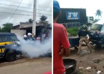 ‘Câmara de gás’ – Homem morre após ser colocado dentro de viatura da PRF; veja o vídeo