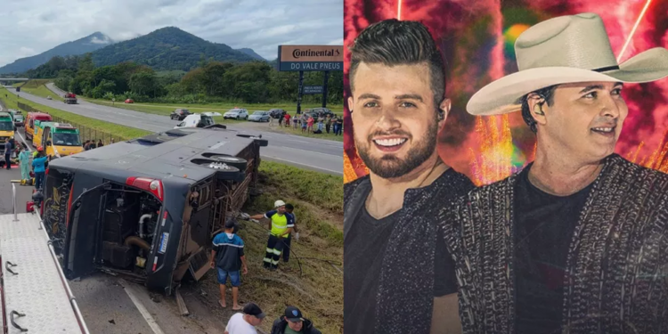 Cantor Aleksandro e mais cinco pessoas morrem em acidente grave neste sábado (7)