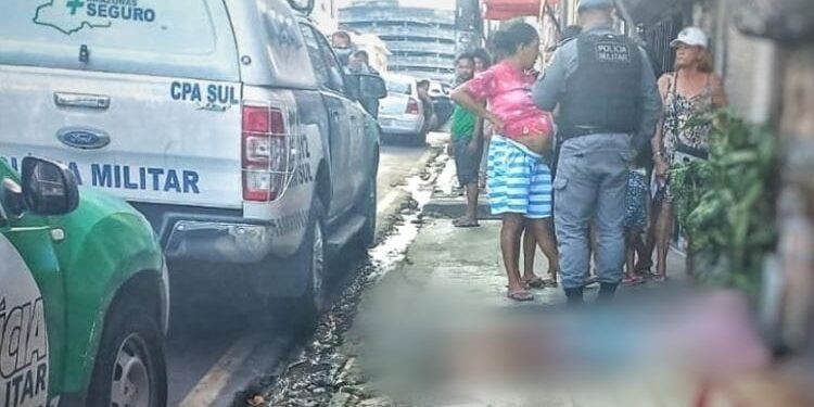 Terceira execução: Vulgo ‘Sardinha’ é pego a tiros no Centro de Manaus com filho no colo