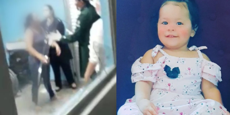 Vídeo: Mãe depreda SPA ao saber que filha de 1 ano morreu e alega negligência; unidade nega