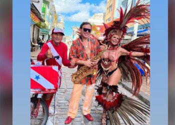 Cunhaporanga Gretchen exibe corpão sarado em novo trabalho ao lado de Esdras