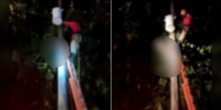 TRAGÉDIA – Homem é eletrocutado em poste na BR- 174