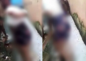 Blindada trai o namorado traficante e leva surra de ripa junto com o ‘Ricardão’; vídeo