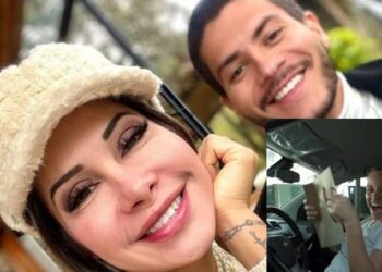 Vídeo: Maíra Cardi e Arthur Aguiar dão carro de presente para babá da filha