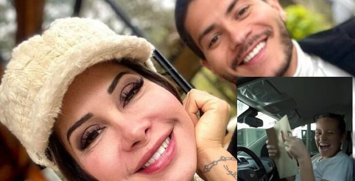 Vídeo: Maíra Cardi e Arthur Aguiar dão carro de presente para babá da filha
