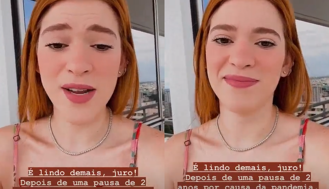 Torcendo para o Garantido, Ana Clara diz que Festival de Parintins é melhor do que Carnaval do RJ