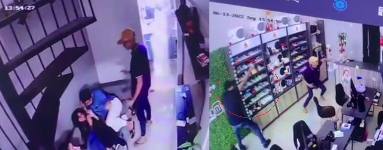 Irmãos tentam assaltar loja na Darcy Vargas e levam bala; vídeo