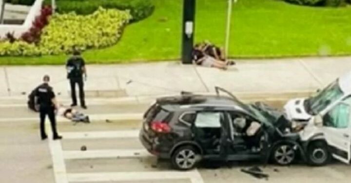 Motorista se distrai com ‘carinho’ ao volante e quase perde o membro ao bater o carro