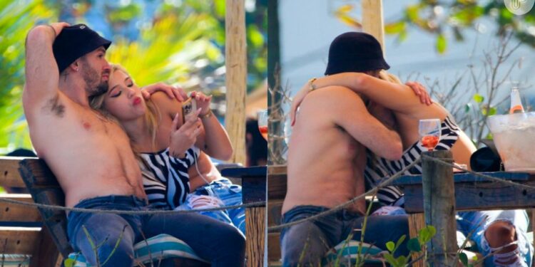 Após se assumir gay, Diego Hypólito é flagrado aos beijos e amassos com loira