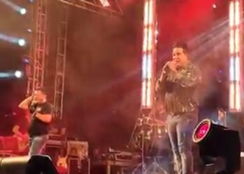Vídeo: durante show, Bruno não consegue falar Urucurituba e chama cidade de ‘Tucurituba’